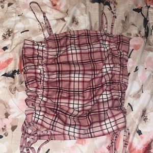 Stripped and runched on the side